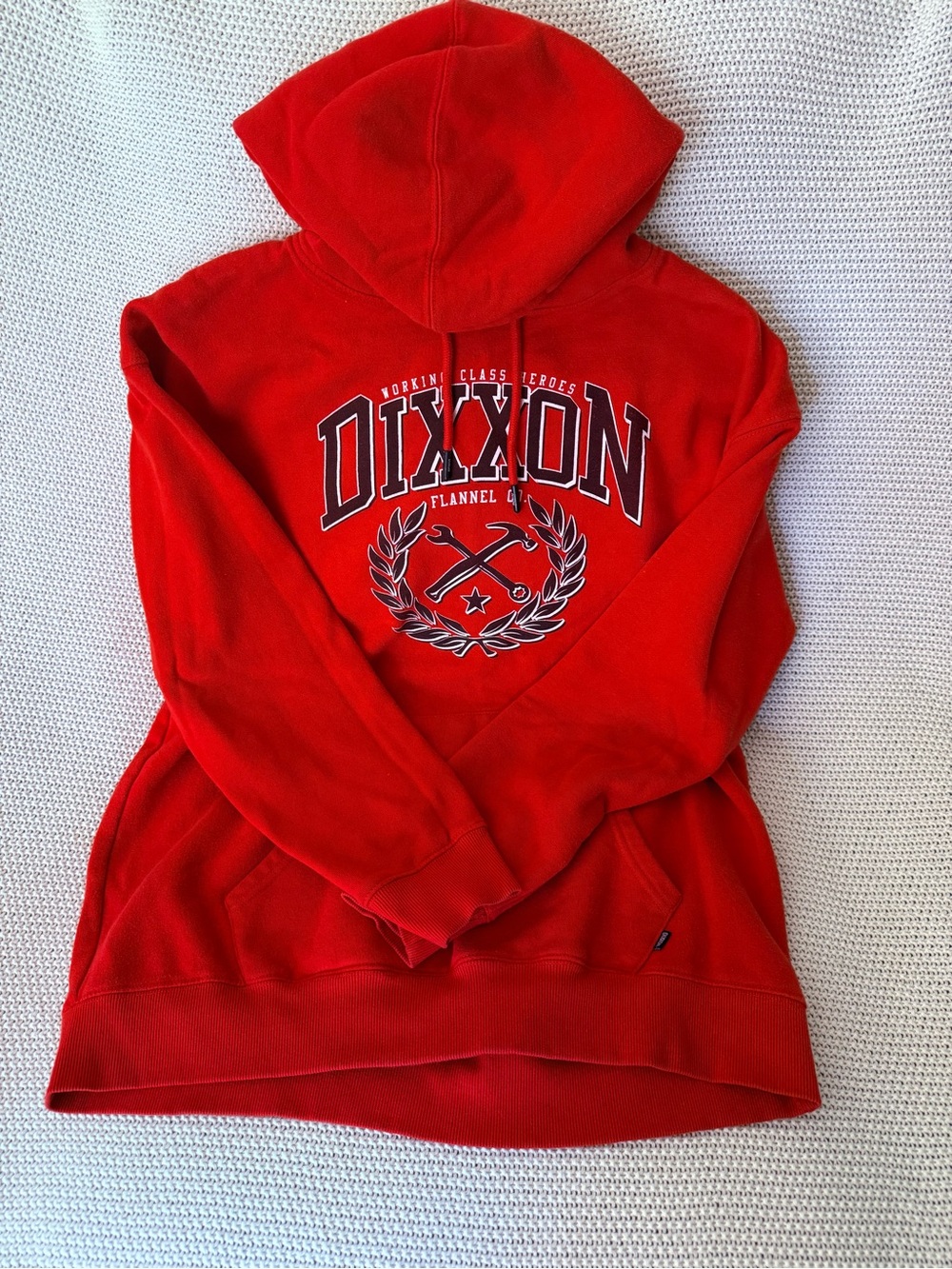 DIXXON Red Logo Fleece Pullover